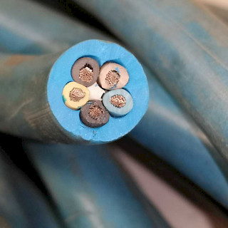 Sähkökaapeli / kumikaapeli 5x2,5mm2 20,5 metriä