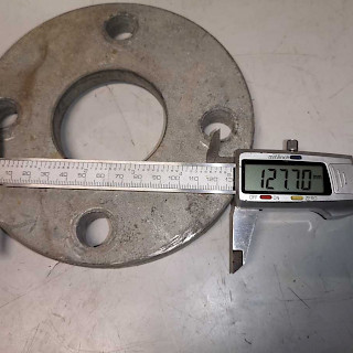 Irtolaippa/putkilaippa sinkitty ∅ 65/165 4/M16