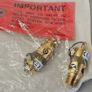 Ansul turvaventtiili 53050, 2 kappaletta pakkauksessa