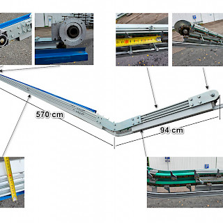 Ketjukuljetin n. 6,5 metriä