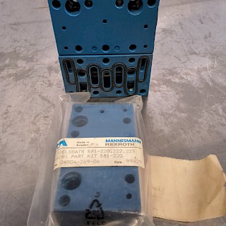 Uusi REXROTH 581-22 LIITINLEVY SUUNTAVENTTIILIIN