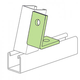 Unistrut A2110 - 45° kinnike