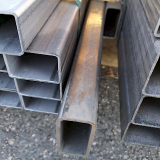 Ruostumaton Ferrit Putki 80 x 40 x 4 mm