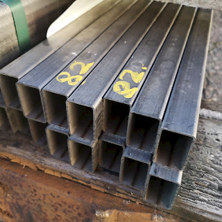 Ruostumaton Ferrit Putki 40 x 25 x 1,5 mm