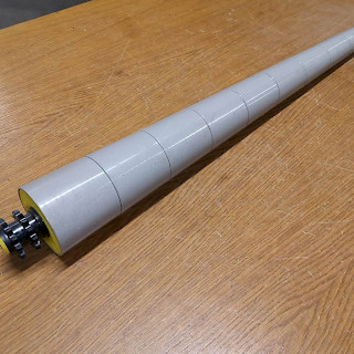 Kuljetinrulla kartiomalli 50/110 mm x 900 mm