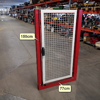 Metallinen portti 150x75 cm