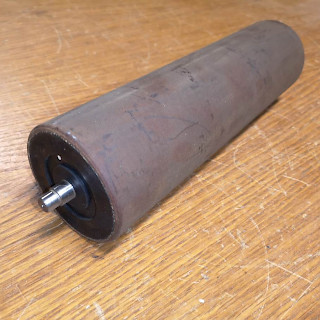 Muovinen kuljetinrulla 380x80 mm