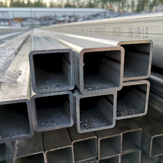 Ruostumaton HPK 1.4571 / AISI 316 Putki 40 x 40 x 3 mm