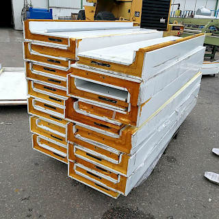 Kylmähuoneen kulmaelementti 200x45x8 cm