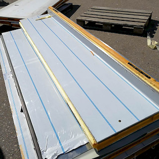 Kylmähuoneen kulmaelementti 188x45x8 cm