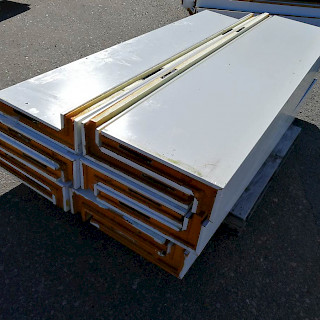 Kylmähuoneen kulmaelementti 200x45x8 cm