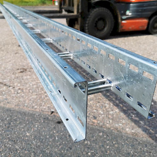 Kaapelihylly Tyyppi Unistrut U12L 20x600 cm