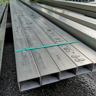 Ruostumaton 304L / 1,4301 Putki 80 x 50 x 3 mm