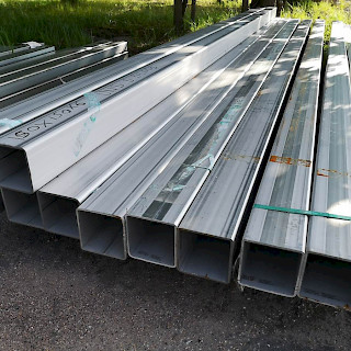 Ruostumaton Duplex Putki 150 x 150 x 6 mm