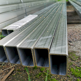 Ruostumaton Duplex Putki 60 x 40 x 3 mm