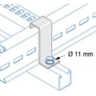 Unistrut U12 kaapelihyllyn kinnike
