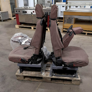 Työkoneiden istuimia