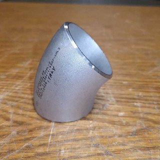 RST Teräskäyrä 45º hitsattava 2" 60x3 mm