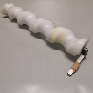 Kuljettimen ruuvi täyttölinjoille 0,75 m