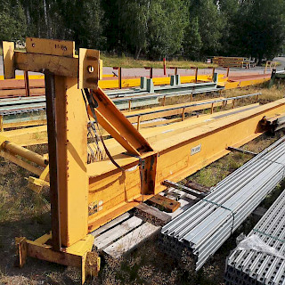 Viisarinostimen palkki / tuki 7,3 metriä 1000 kg