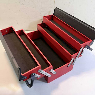 Työkalulaatikko 450 mm 5 osaa, metallia