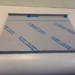 Kromiterästä levyhylly 580x400x25 mm