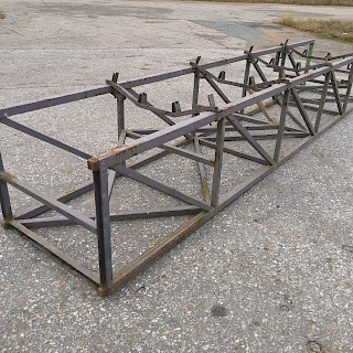 Rullakuljettimen runko 500x75x95 cm
