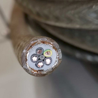 Sähkökaapeli 5x1,5mm2 41 metriä