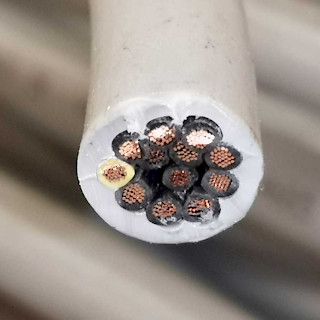 Sähkökaapeli 12x1,5mm2 72 metriä